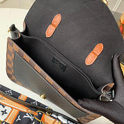 LV original single handbag crossbody handbag fusion black - 2