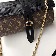 Louis Vuitton Original Single New Diagonal Chain Bag M44158 Black - 6