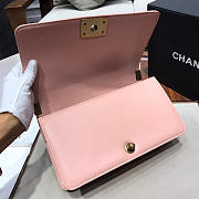 Chanel Sheepskin Classic Diamond Hot Mom Burst Ppink Gold Hardware A67086 - 3