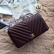 Chanel Original Single Bag Wine Red - 1