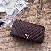 Chanel Original Single Bag Wine Red - 5