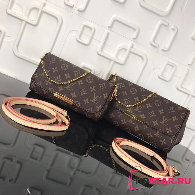 LV original single diagonal package n40718 old flower - 1