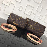 LV original single diagonal package n40718 old flower - 1