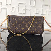 LV original single diagonal package n40718 old flower - 4