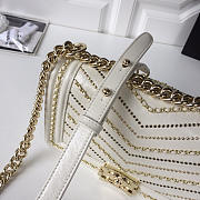 Chanel Wrinkled Calfskin White Gold Hardware - 5