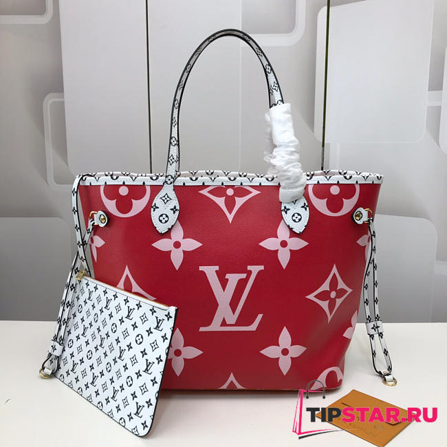 LV Neverfull m44568 red spell 31cm - 1