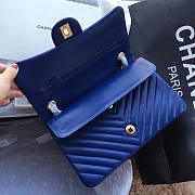  Chanel Classic Tote Dark Blue - 5