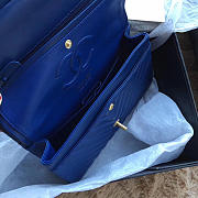  Chanel Classic Tote Dark Blue - 2