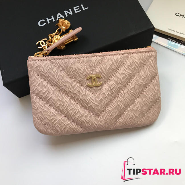 Chanel Coin Purse 82365 Pink - 1