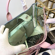 Chanel Spring And Summer Explosions Pvc Lambskin Color Transparent Handbag Pink - 6