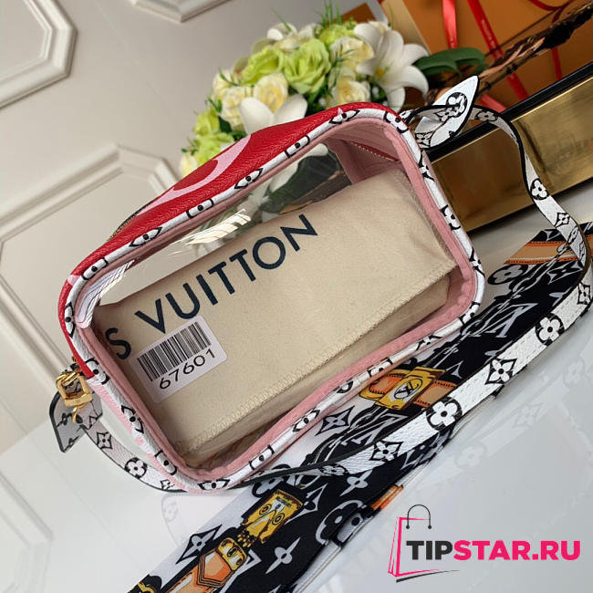 LV Beach Clutch Jelly Pack M67610 Red - 1