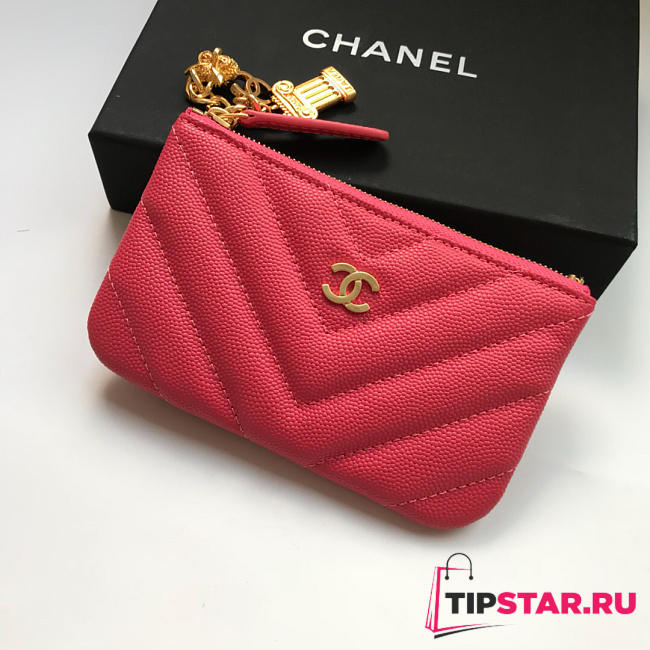 Chanel Wallet 82365 Red - 1