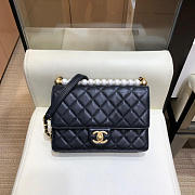 Chanel Classic Rhomboid Cover Bag Black - 1