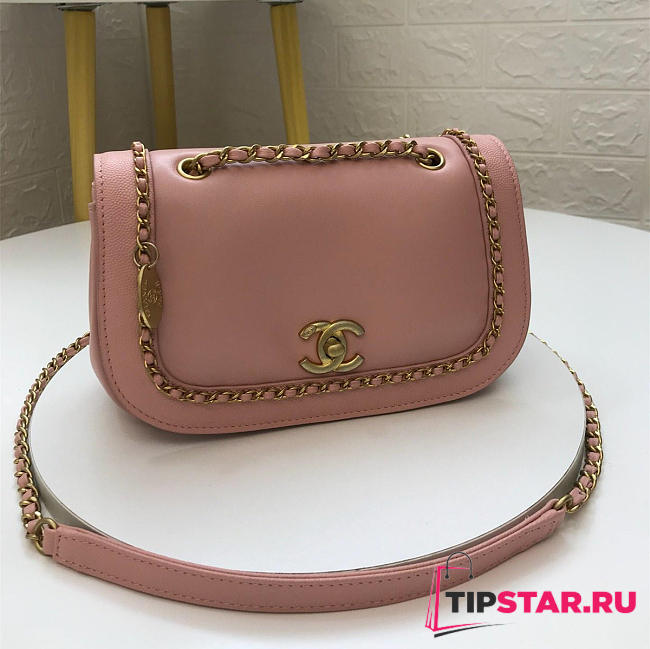 Chanel New Dumpling Bag Pink - 1