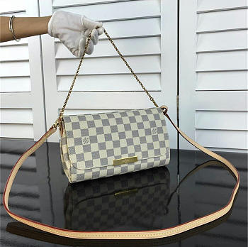  louis vuitton favorite CohotBag  mm damier azur canvas 3638