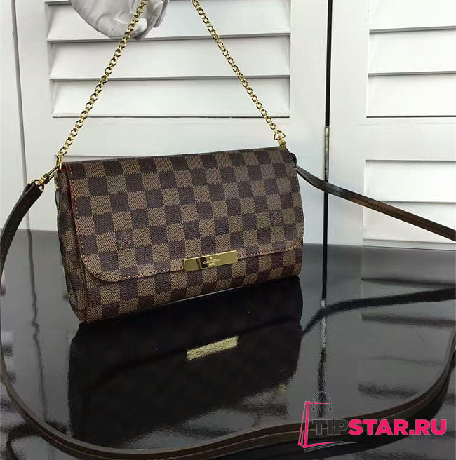  louis vuitton favorite CohotBag  damier ebene mm - 1