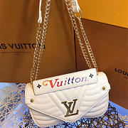 Louis Vuitton New Wave Chain Bag  MM White M51945 - 1