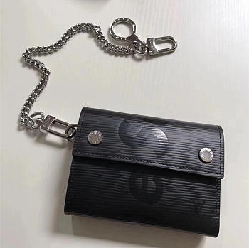louis vuitton supreme key wallet noir 3800