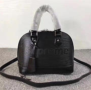 louis vuitton supreme CohotBag domed satchel black m40301 - 1