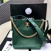Chanel Calfskin Hobo Handbag 93660 - 1