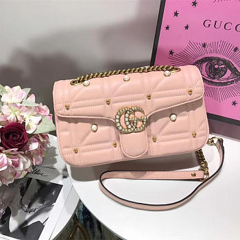GUCCI GG Marmont Bag (Pink) 2650