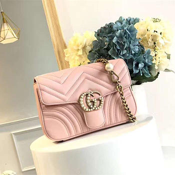 GUCCI GG Marmont Bag (Pink) 2638