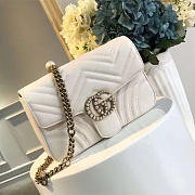 GUCCI GG Marmont Bag (White) 2635 - 1