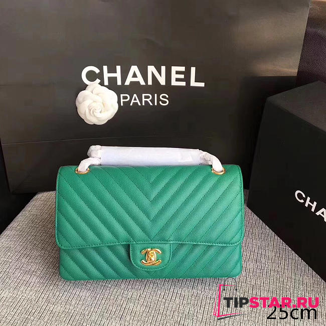 Chanel Classic tote Apple Green - 1