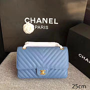  Chanel Classic Tote Light Blue - 1