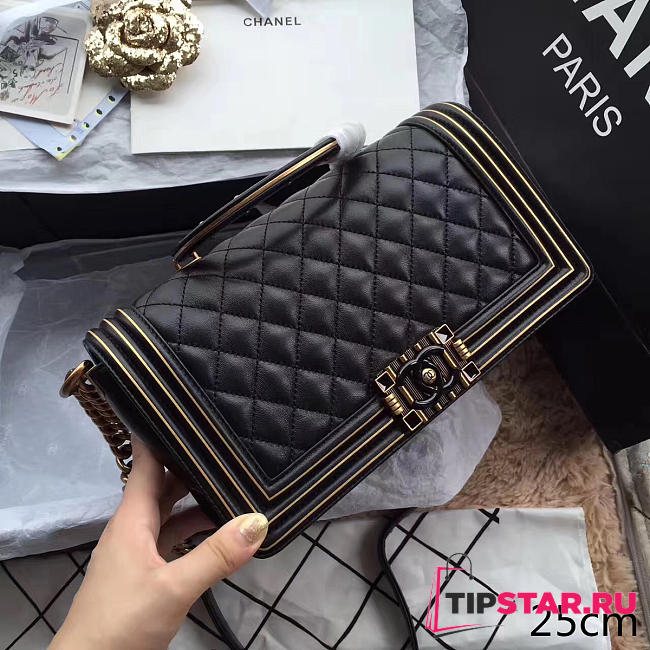 Chanel New Original Single Bag Black - 1