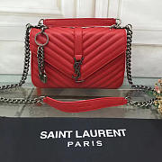 Saint Laurent Female Bag 26608 Red Medium - 1