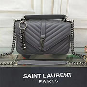 Saint Laurent Female Bag 26608 Elephant Grey Medium - 1