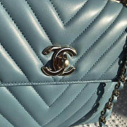 Chanel New Rhombic Chain Bag Blue - 4