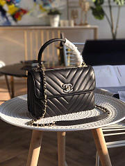 Chanel New Rhombic Chain Bag Black - 5