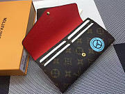 LV envelope wallet m62147 red - 2