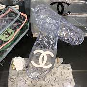 Chanel White Slippers - 3