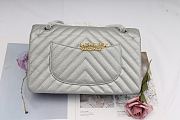 Chanel Classic Handbag Silver - 3