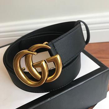 Gucci Original single classic belt (black)