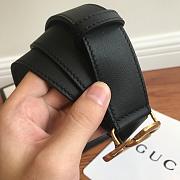 Gucci Original single classic belt (black) - 5