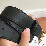 Gucci Original single classic belt (black) - 3