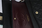 Chanel Caviar Lamskin Leather Flap BLack Gold 25cm - 6