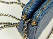 Chanel 2019 New Chain Bag Dark Blue - 5