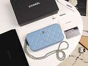 Chanel 2019 New Chain Bag Blue - 1