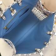 LV Monogram Giant On The Go Tote Bag (Blue) - 6