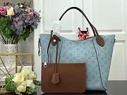 LV Calf Leather Tote 46cm Blue - 1