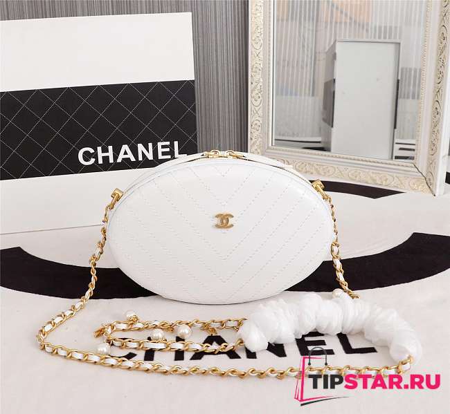 Chanel Whole Cowhide White - 1