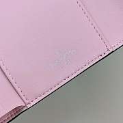 LV Twist Short Wallet Pink Leather Embossing (Pink) - 3