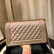Chanel Le Boy 2019 Pearlescent Chain Shoulder Bag 67086 - 3