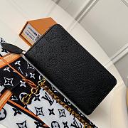 LV hollow single pull wallet m58431 black - 1