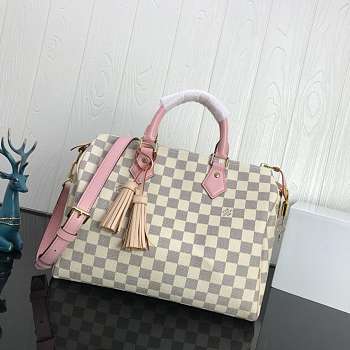 louis vuitton speedy bandoulière 30 damier azur canvas 3699